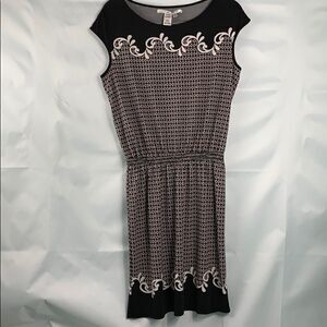 Studio M black/white/red dress